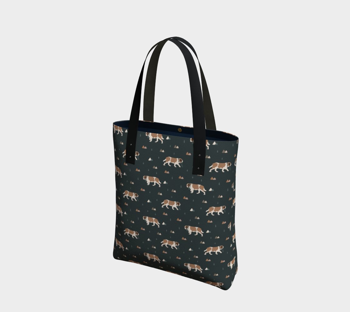 Green Mountain St Bernard Urban Tote Bag - Lucy + Norman