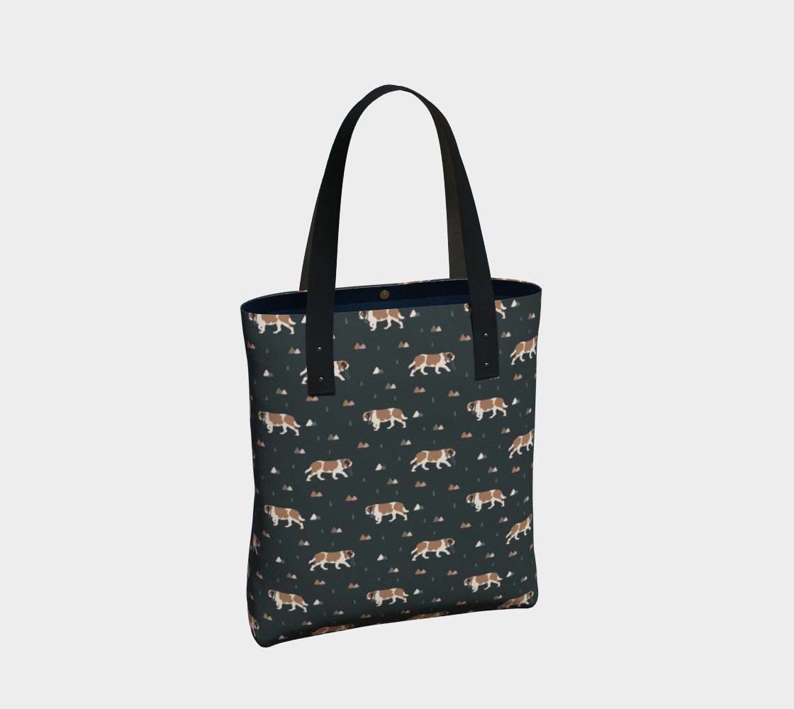 Green Mountain St Bernard Urban Tote Bag - Lucy + Norman