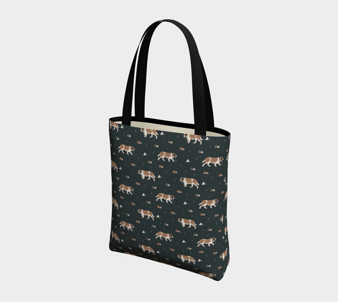 Green Mountain St Bernard Urban Tote Bag - Lucy + Norman