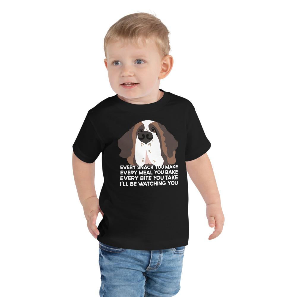 I&#39;ll Be Watching You Toddler Short Sleeve Tee - Lucy + Norman