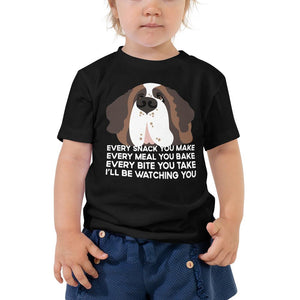 I'll Be Watching You Toddler Short Sleeve Tee - Lucy + Norman