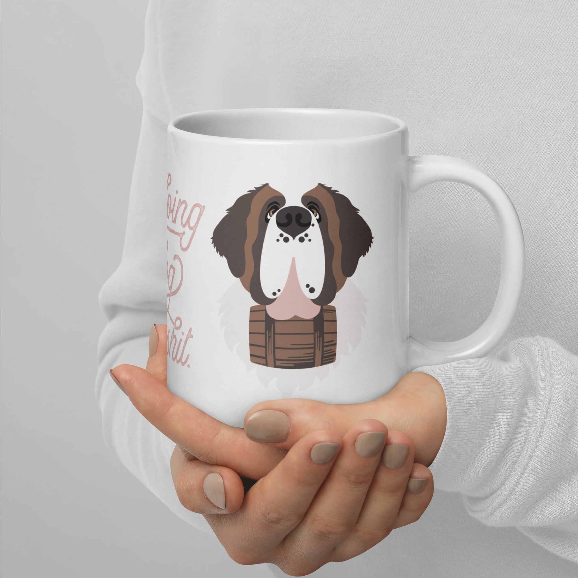 I'm Doing Big Dog Mom Shit - Pink Mug - Lucy + Norman