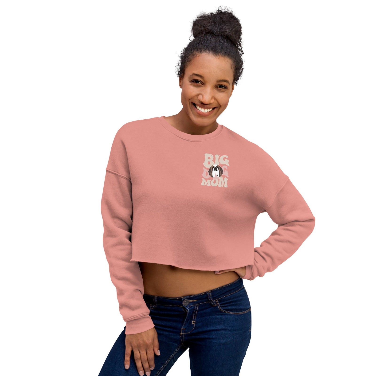 In My Bid Dog Mom Era Crop Sweatshirt - Lucy + Norman