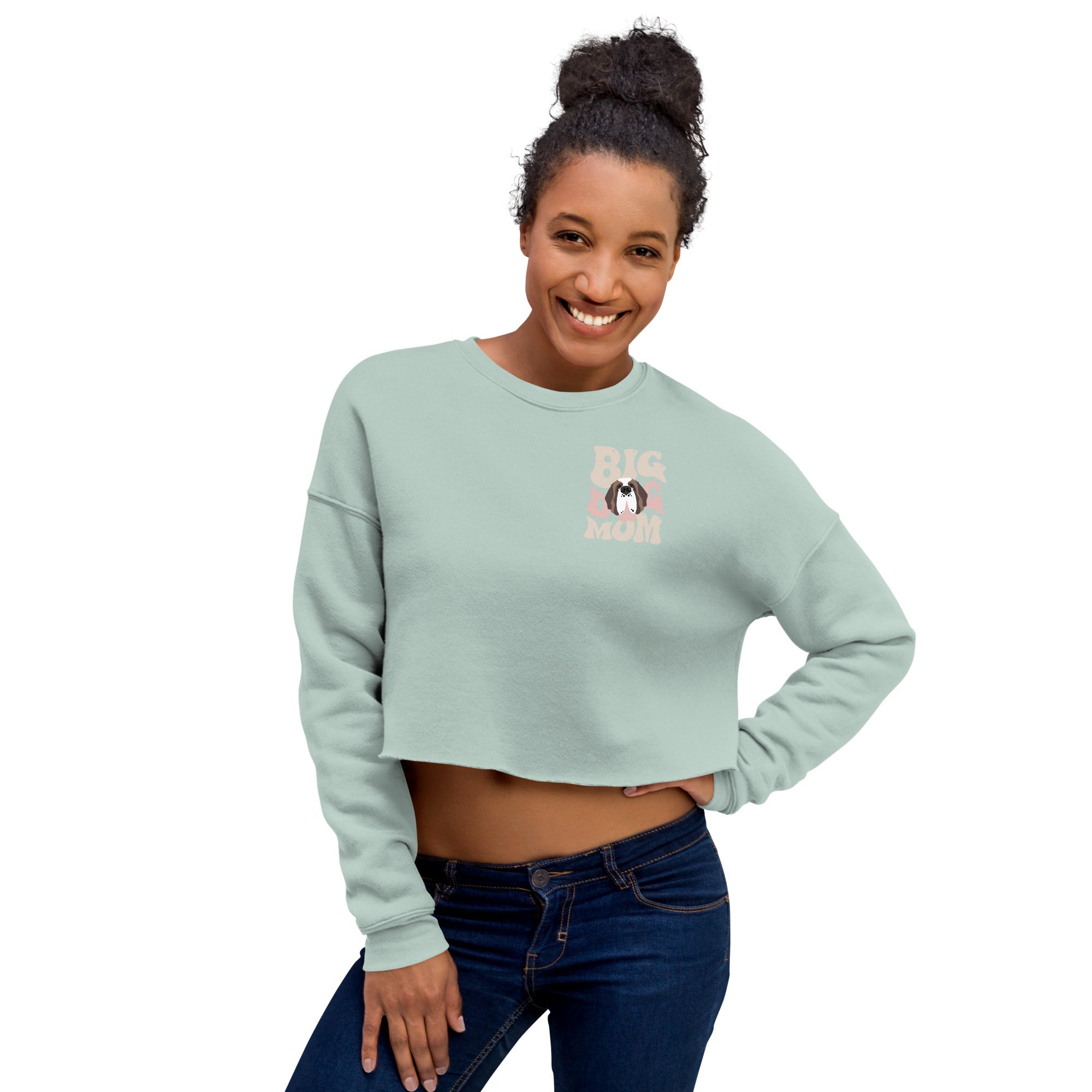 In My Bid Dog Mom Era Crop Sweatshirt - Lucy + Norman