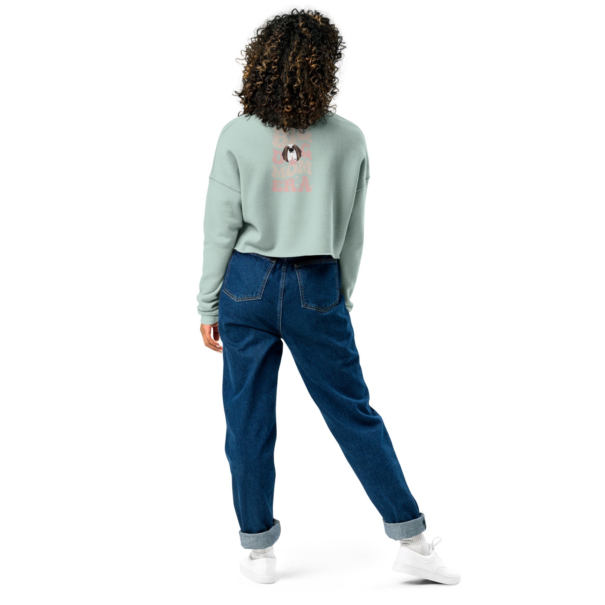 In My Bid Dog Mom Era Crop Sweatshirt - Lucy + Norman