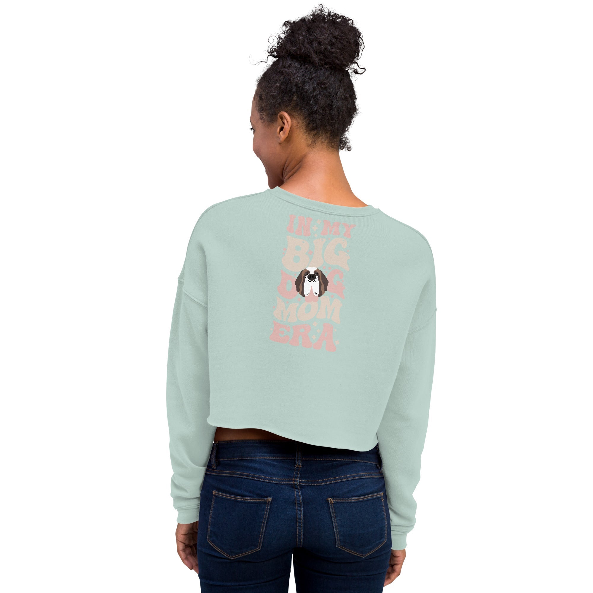 In My Bid Dog Mom Era Crop Sweatshirt - Lucy + Norman