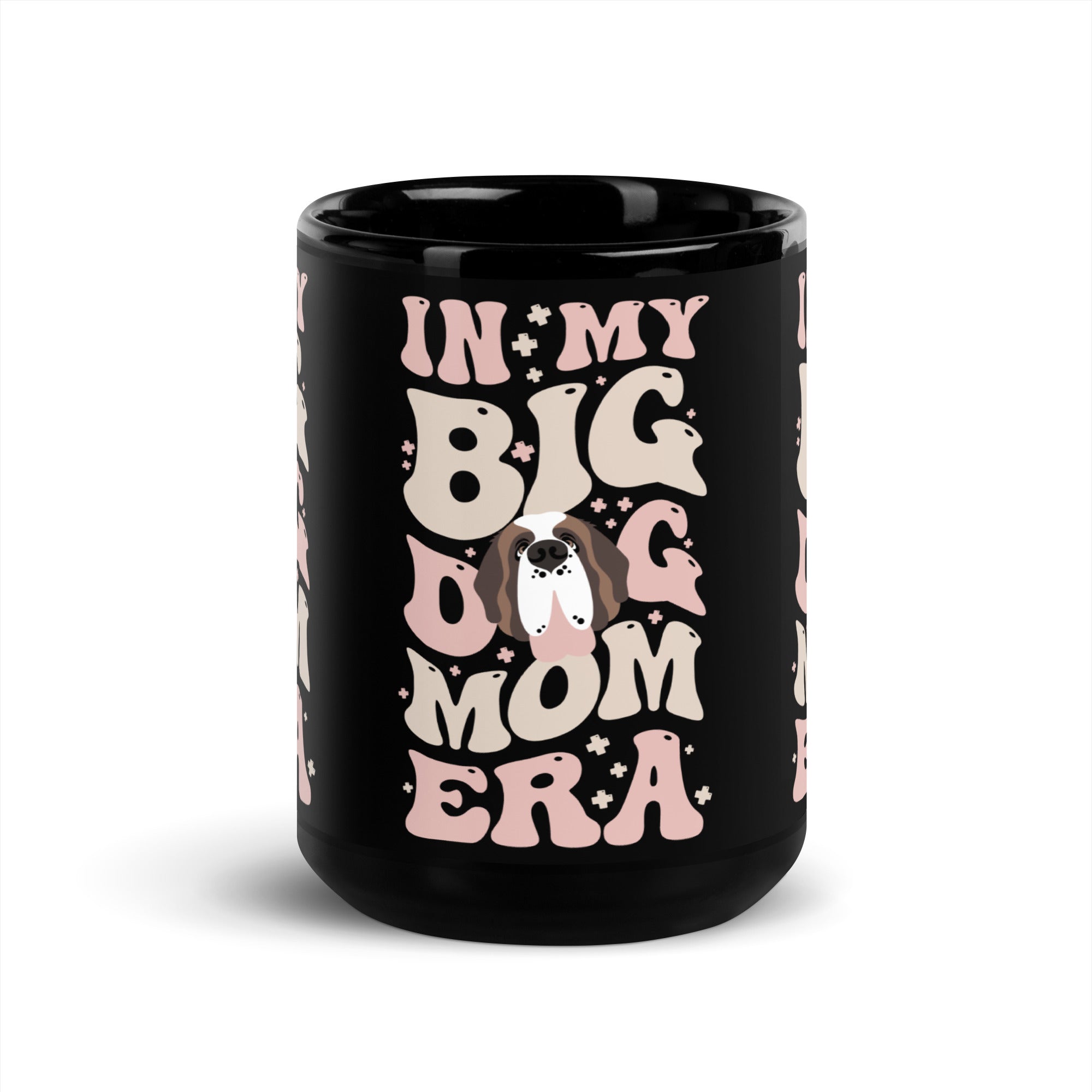 In My Big Dog Mom Era Black Mug - Lucy + Norman