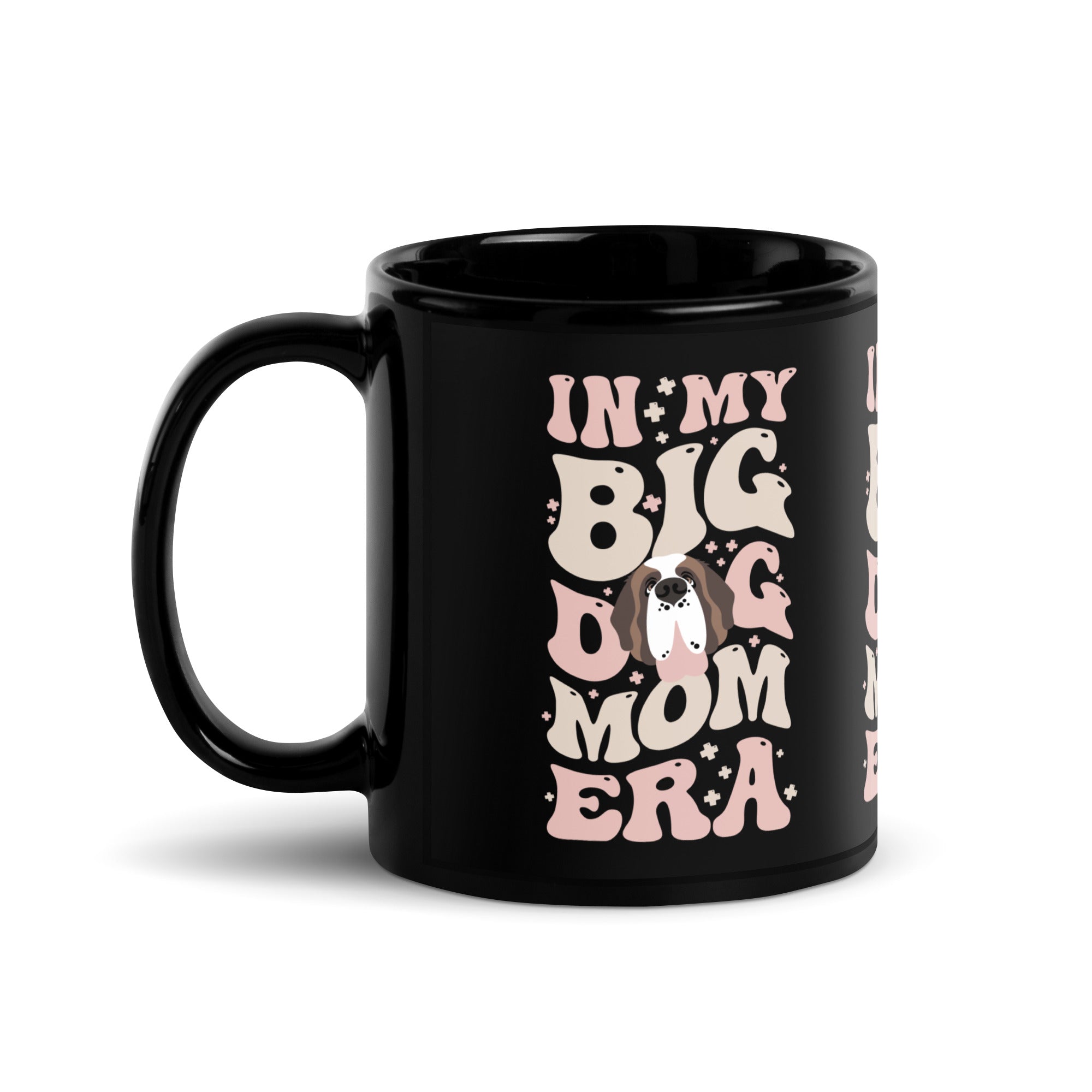 In My Big Dog Mom Era Black Mug - Lucy + Norman