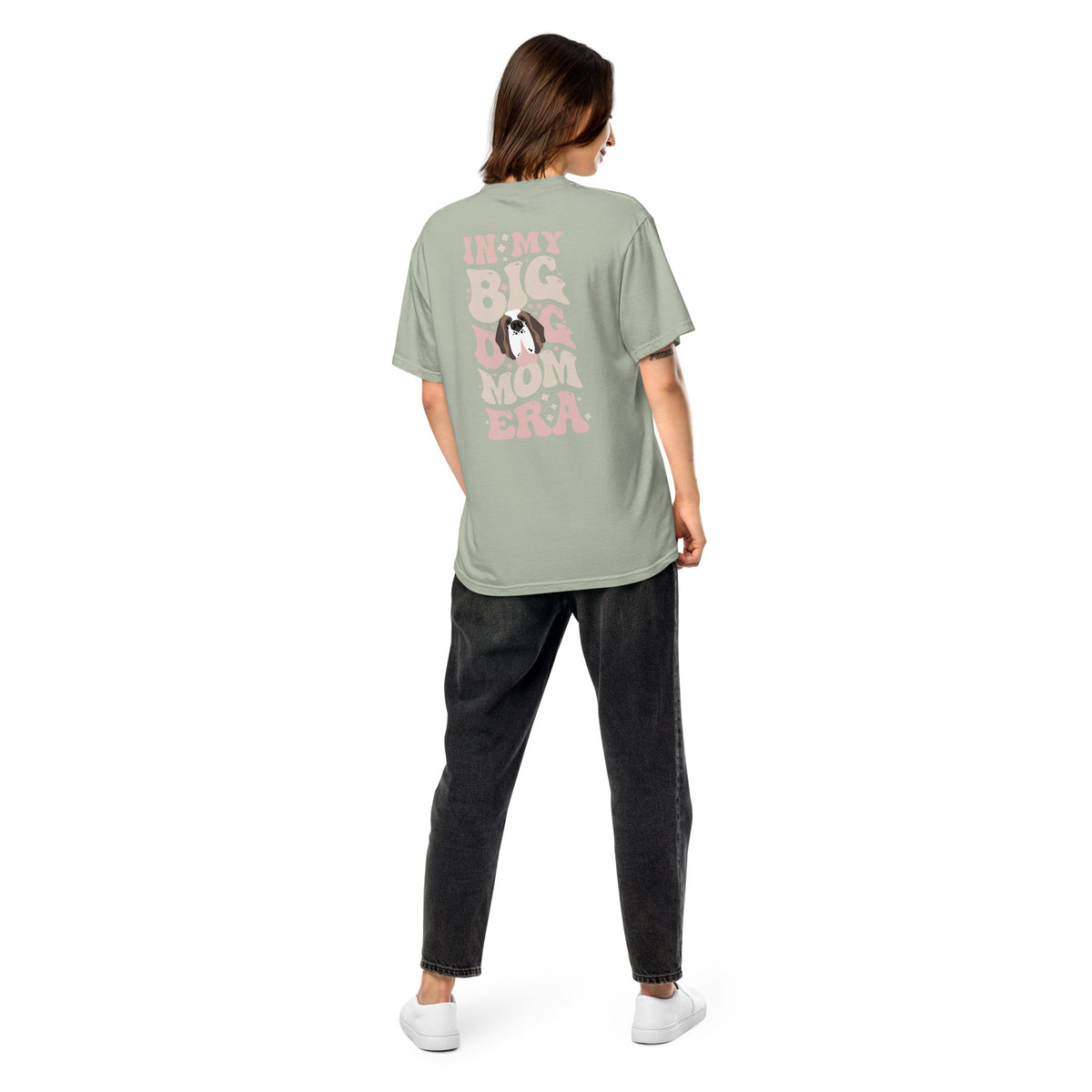 In My Big Dog Mom Era Light Comfort Colors Back Tee - Lucy + Norman