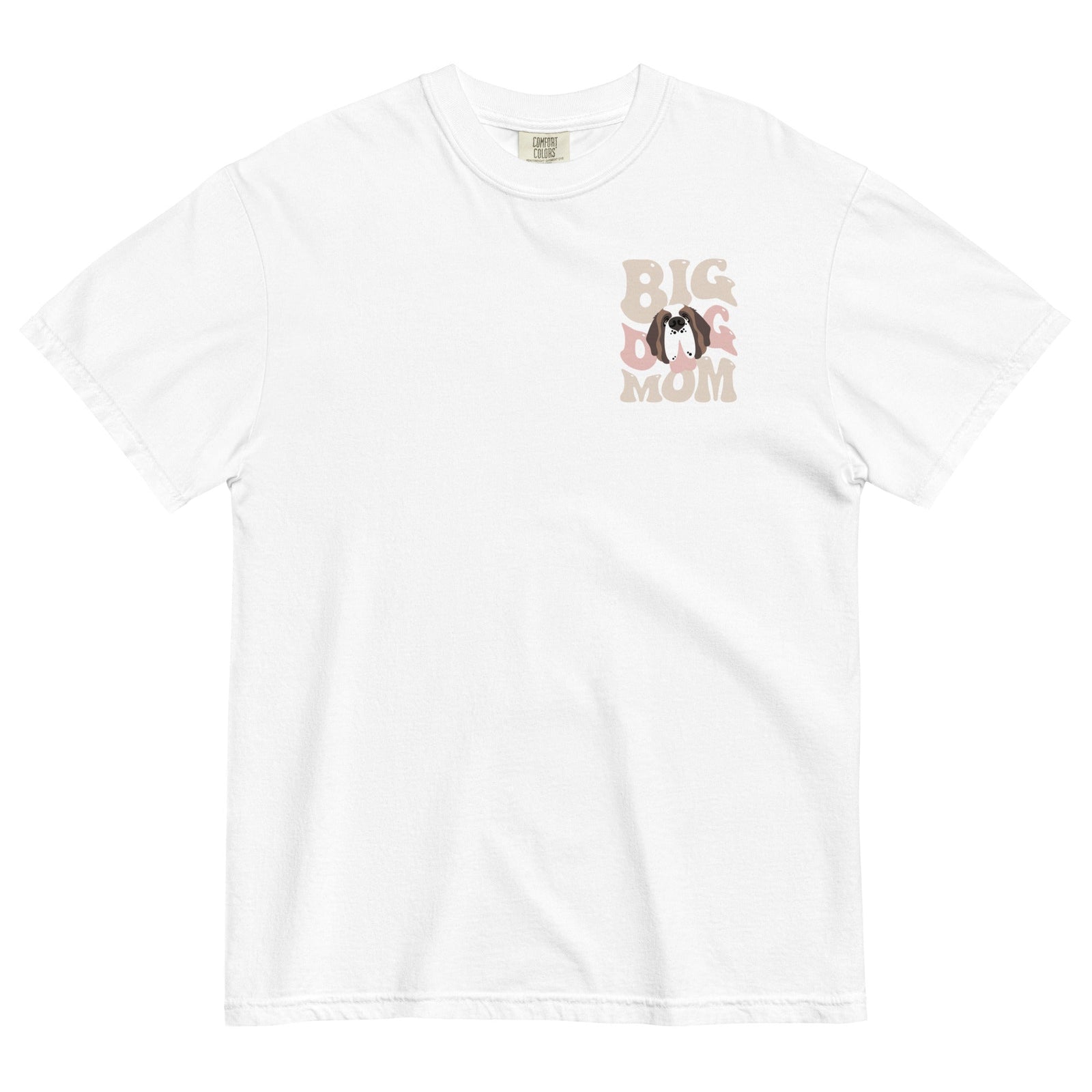 In My Big Dog Mom Era Light Comfort Colors Back Tee - Lucy + Norman