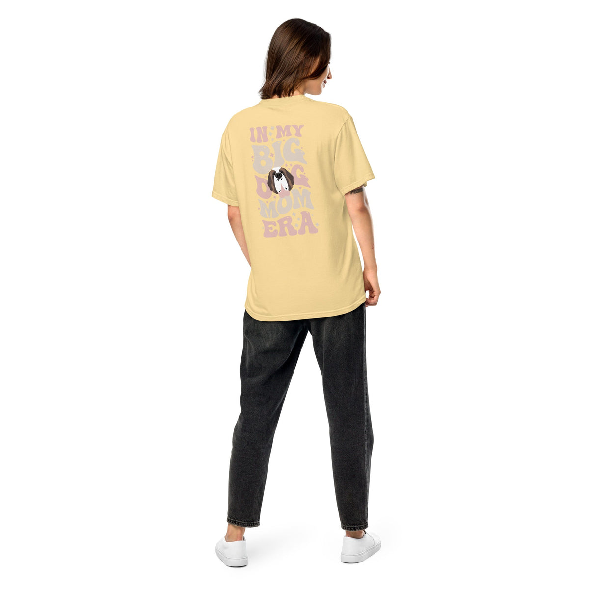 In My Big Dog Mom Era Light Comfort Colors Back Tee - Lucy + Norman