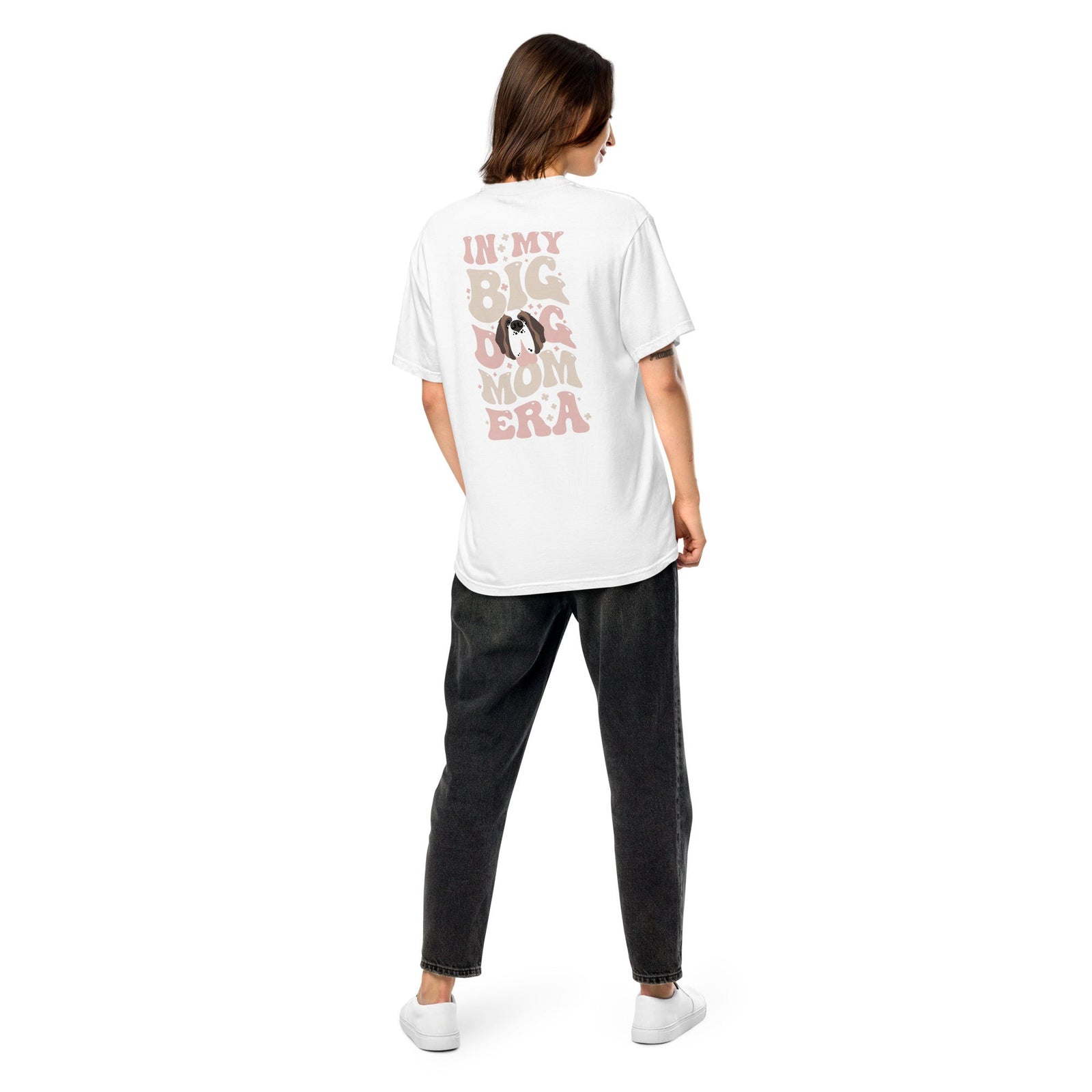 In My Big Dog Mom Era Light Comfort Colors Back Tee - Lucy + Norman
