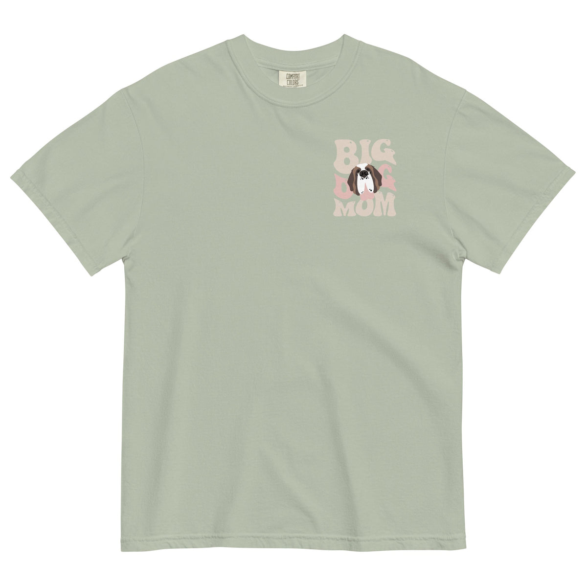 In My Big Dog Mom Era Light Comfort Colors Back Tee - Lucy + Norman