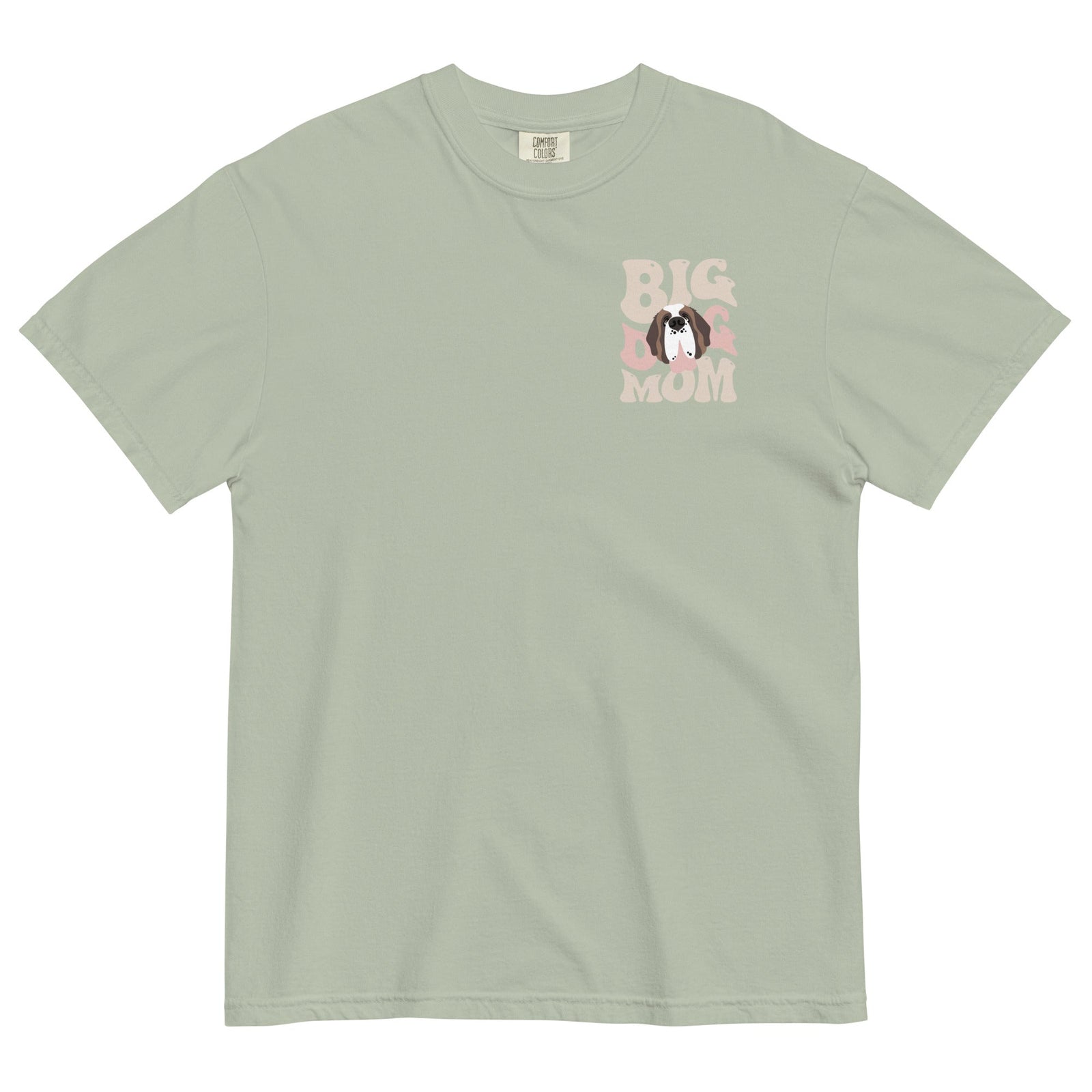 In My Big Dog Mom Era Light Comfort Colors Back Tee - Lucy + Norman