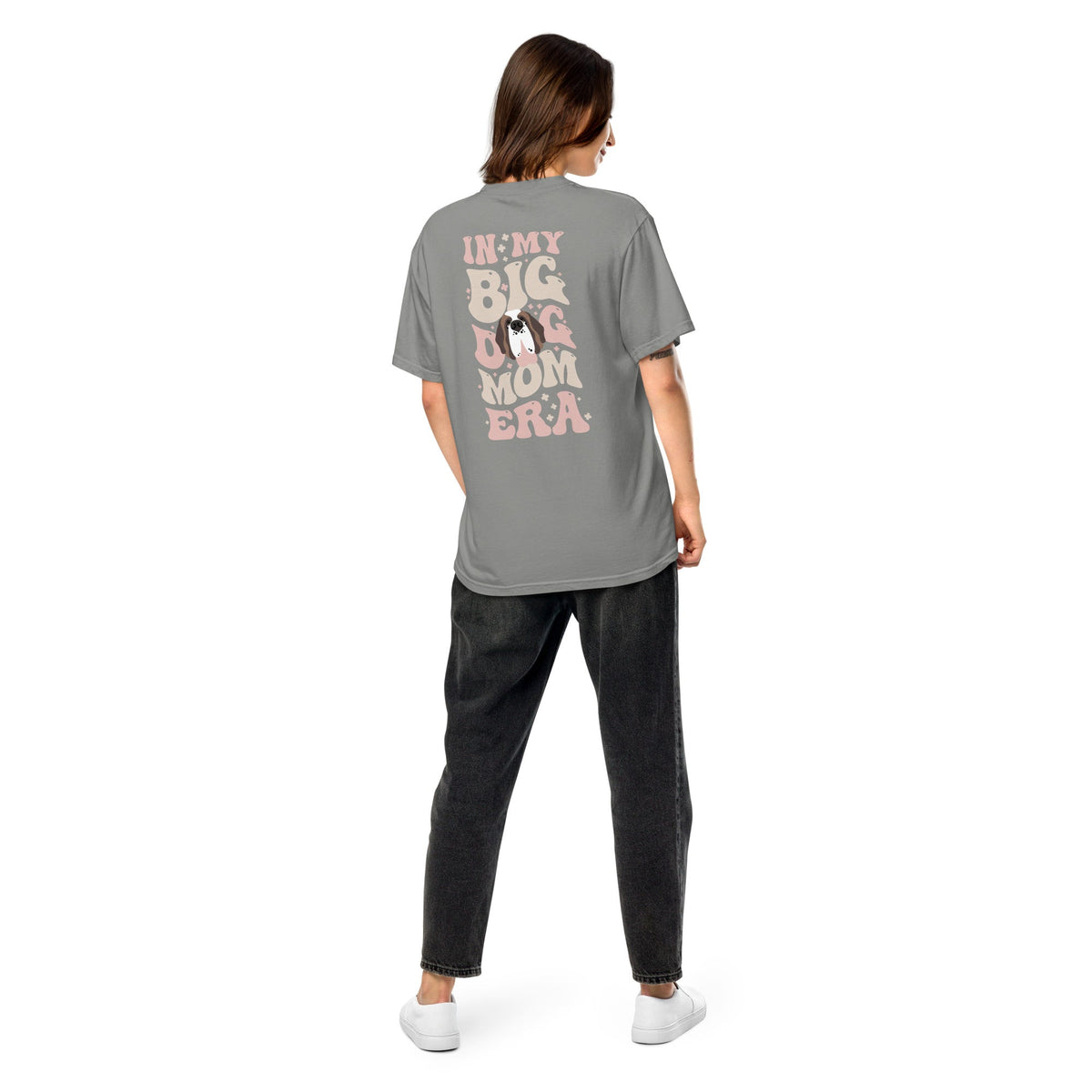 In My Big Dog Mom Era Light Comfort Colors Back Tee - Lucy + Norman