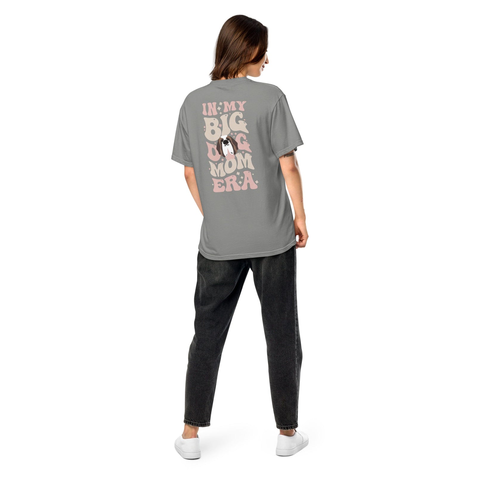 In My Big Dog Mom Era Light Comfort Colors Back Tee - Lucy + Norman