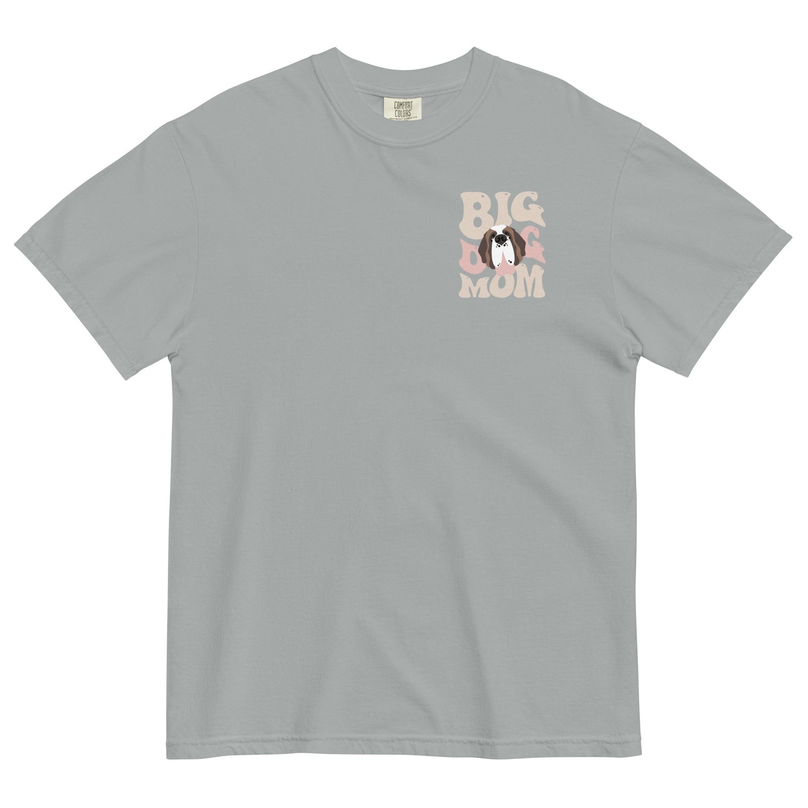 In My Big Dog Mom Era Light Comfort Colors Back Tee - Lucy + Norman