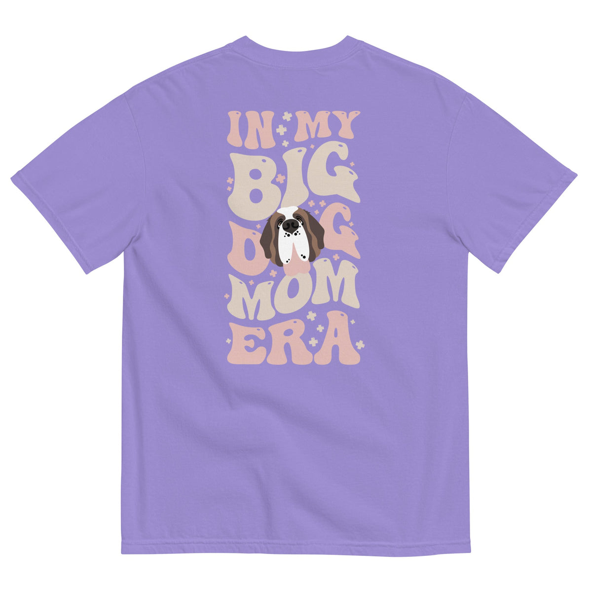 In My Big Dog Mom Era Light Comfort Colors Back Tee - Lucy + Norman