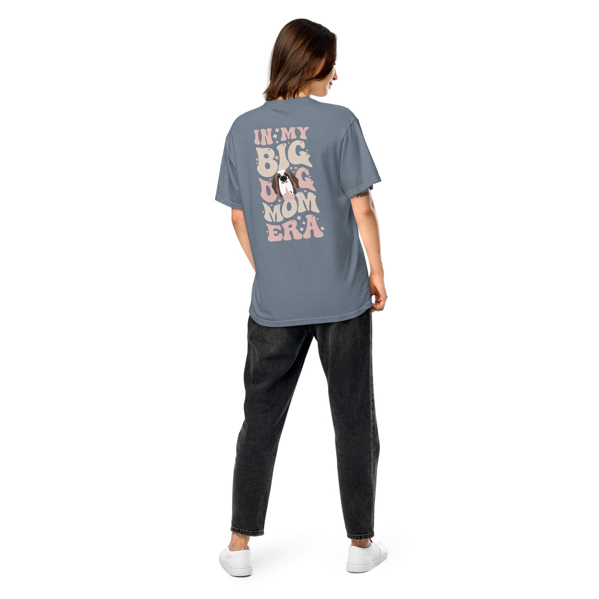 In My Big Dog Mom Era Light Comfort Colors Back Tee - Lucy + Norman