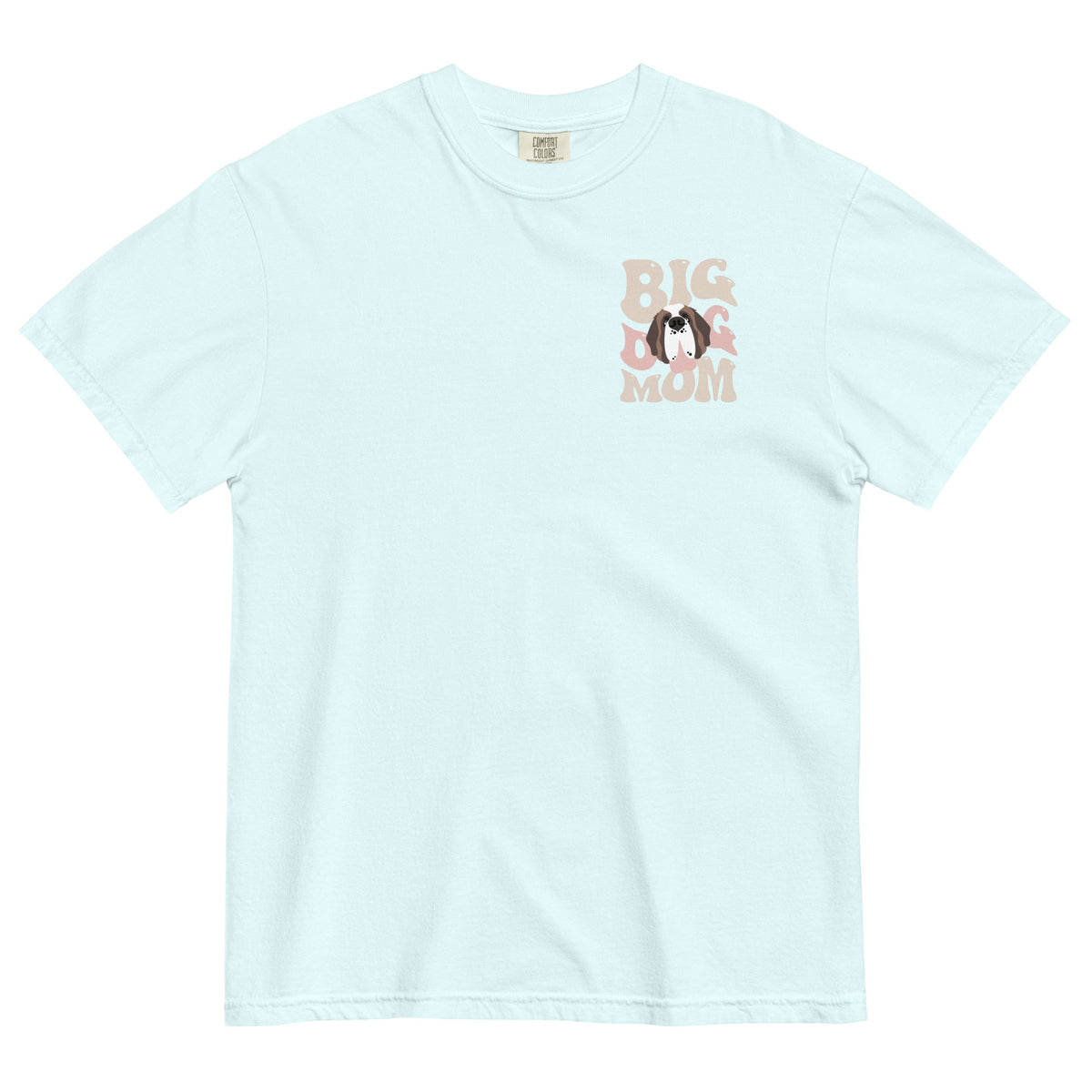 In My Big Dog Mom Era Light Comfort Colors Back Tee - Lucy + Norman