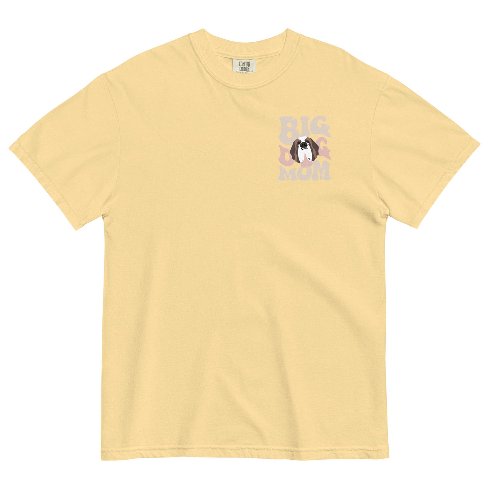 In My Big Dog Mom Era Light Comfort Colors Back Tee - Lucy + Norman