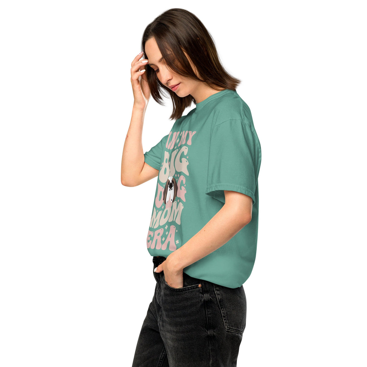 In My Big Dog Mom Era Light Comfort Colors Tee - Lucy + Norman