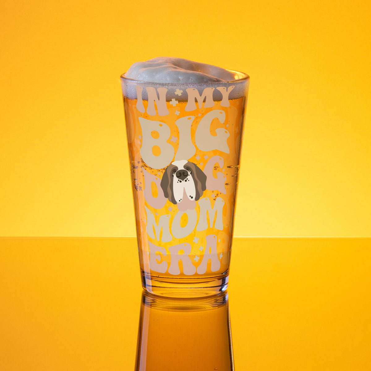 In My Big Dog Mom Era Pint Glass - Lucy + Norman