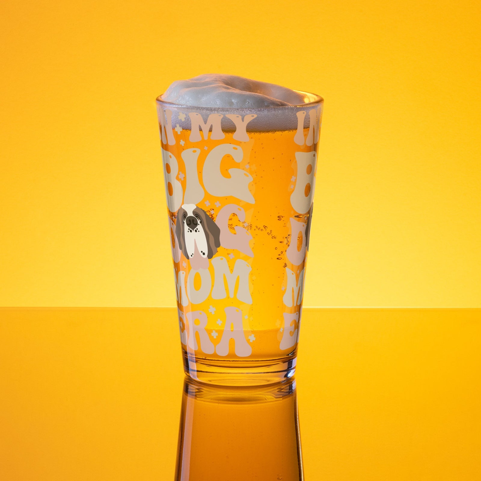 In My Big Dog Mom Era Pint Glass - Lucy + Norman