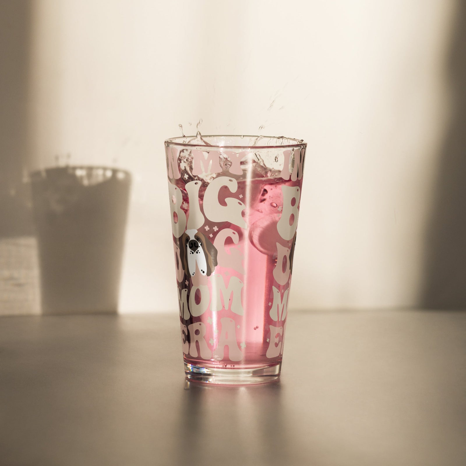 In My Big Dog Mom Era Pint Glass - Lucy + Norman