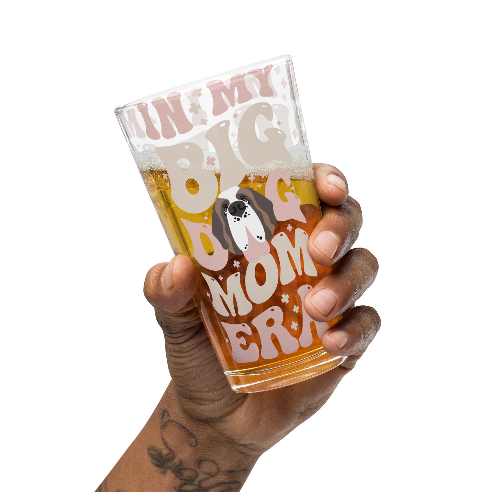 In My Big Dog Mom Era Pint Glass - Lucy + Norman