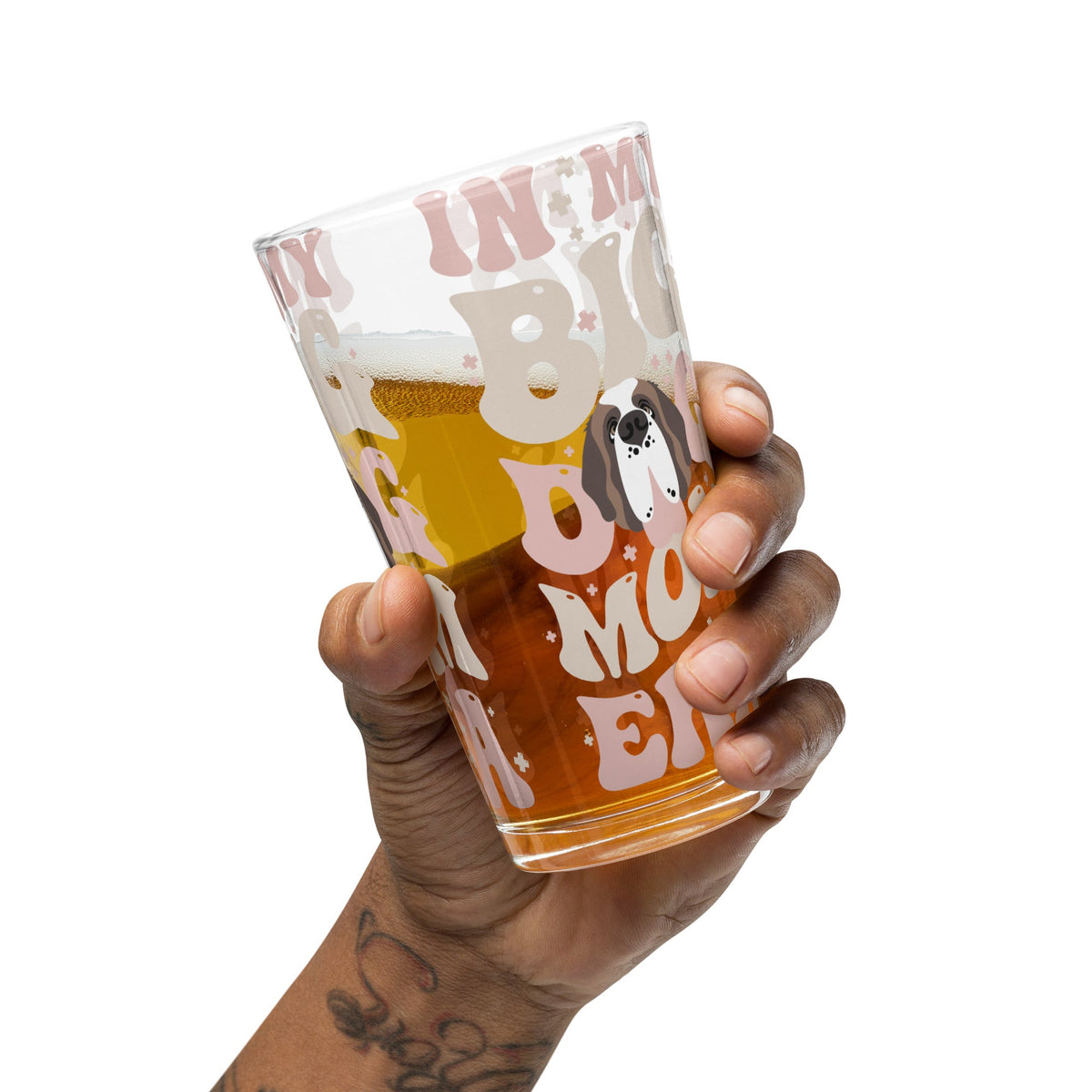 In My Big Dog Mom Era Pint Glass - Lucy + Norman