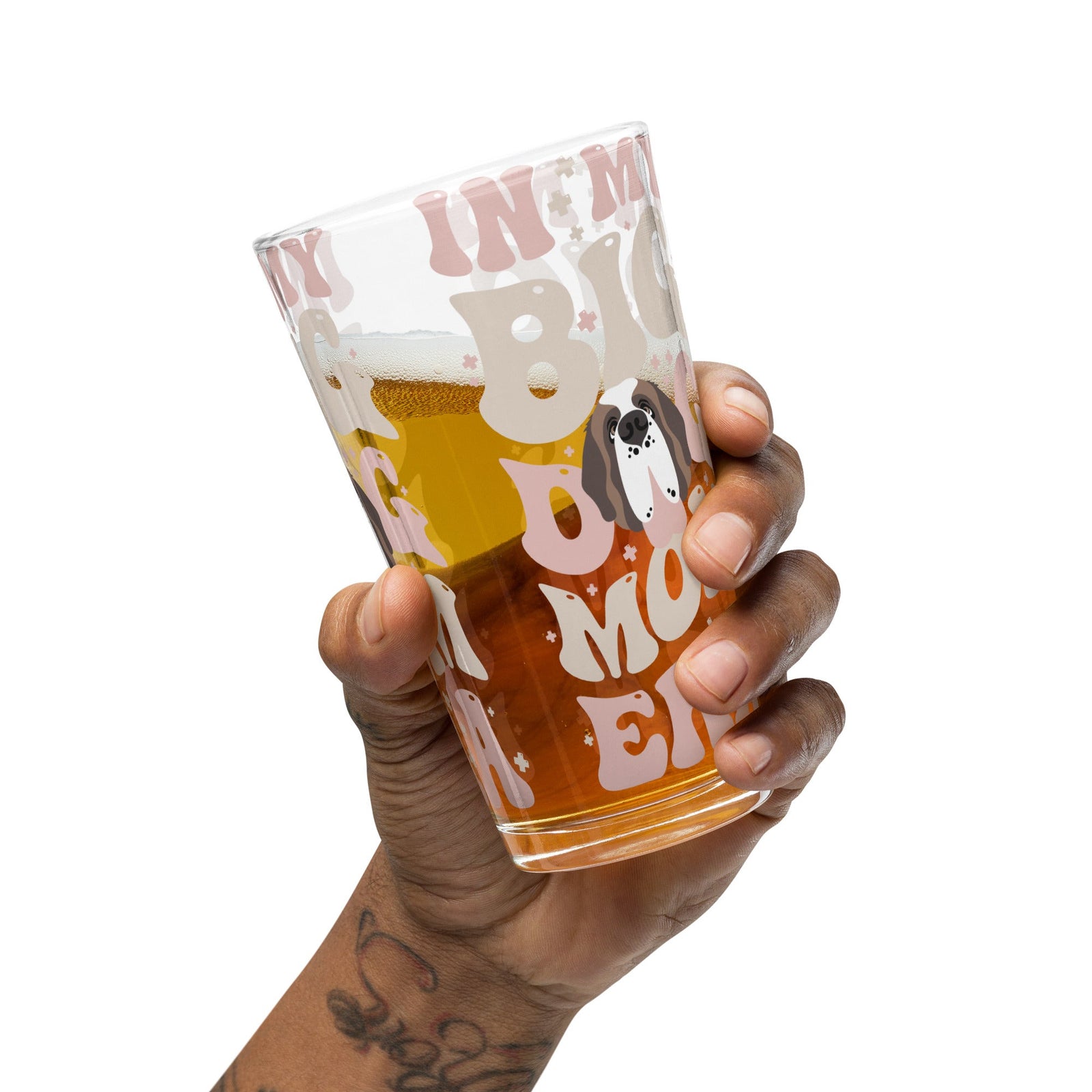 In My Big Dog Mom Era Pint Glass - Lucy + Norman