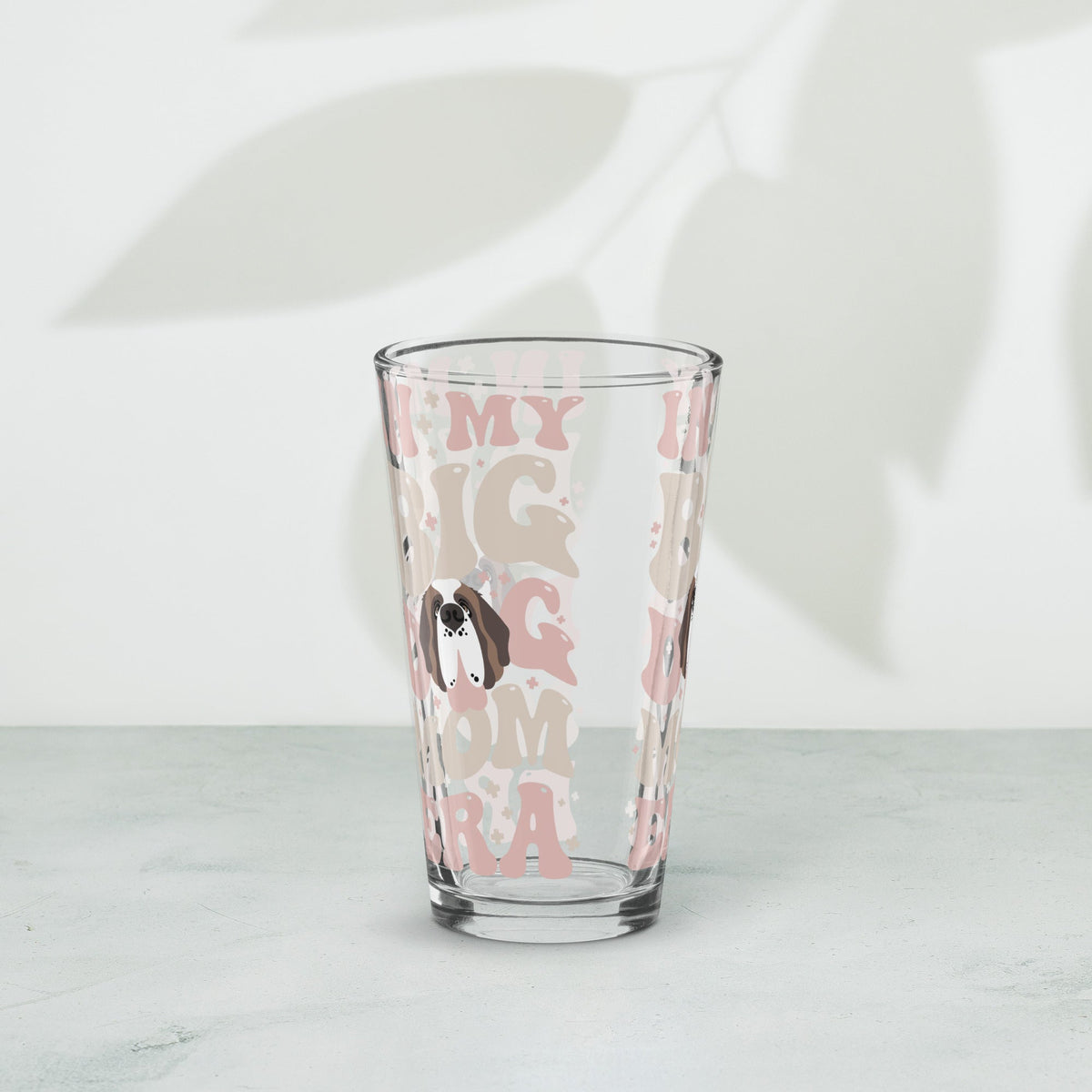 In My Big Dog Mom Era Pint Glass - Lucy + Norman