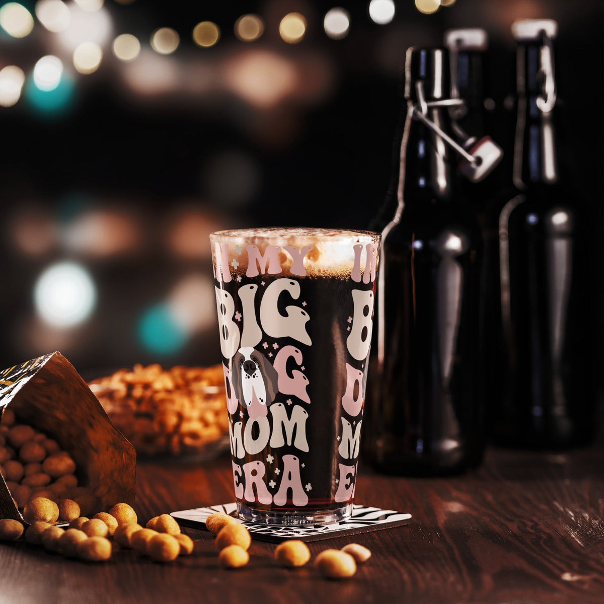 In My Big Dog Mom Era Pint Glass - Lucy + Norman