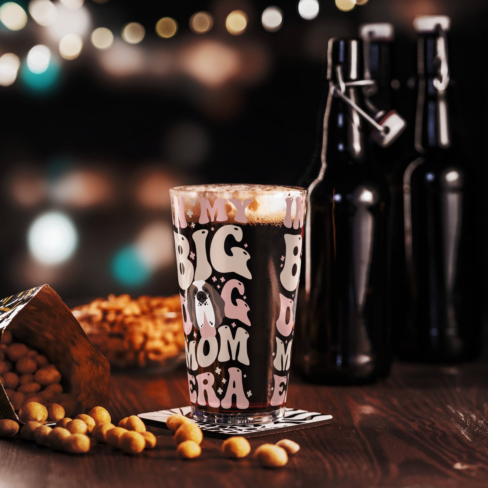 In My Big Dog Mom Era Pint Glass - Lucy + Norman