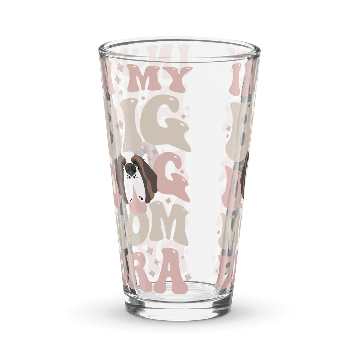 In My Big Dog Mom Era Pint Glass - Lucy + Norman