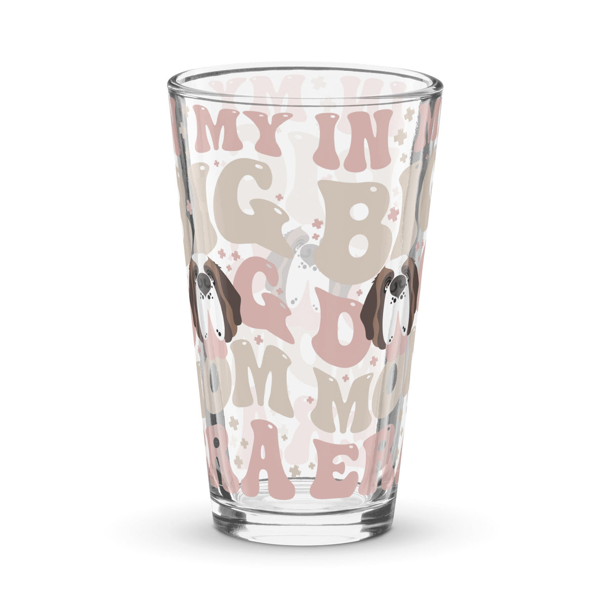 In My Big Dog Mom Era Pint Glass - Lucy + Norman