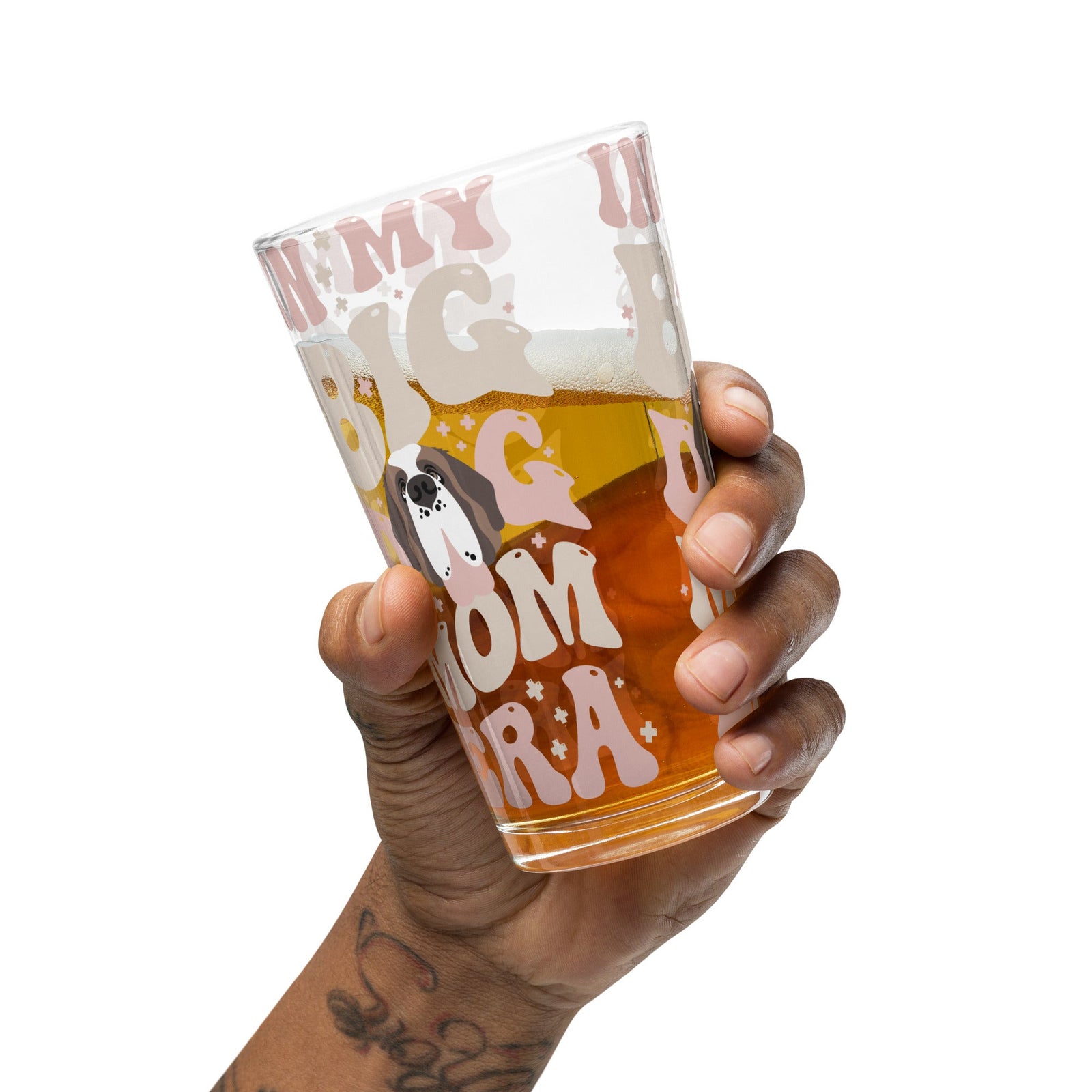 In My Big Dog Mom Era Pint Glass - Lucy + Norman