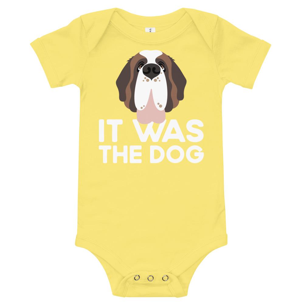 It Was the Dog Baby Bodysuit - Lucy + Norman