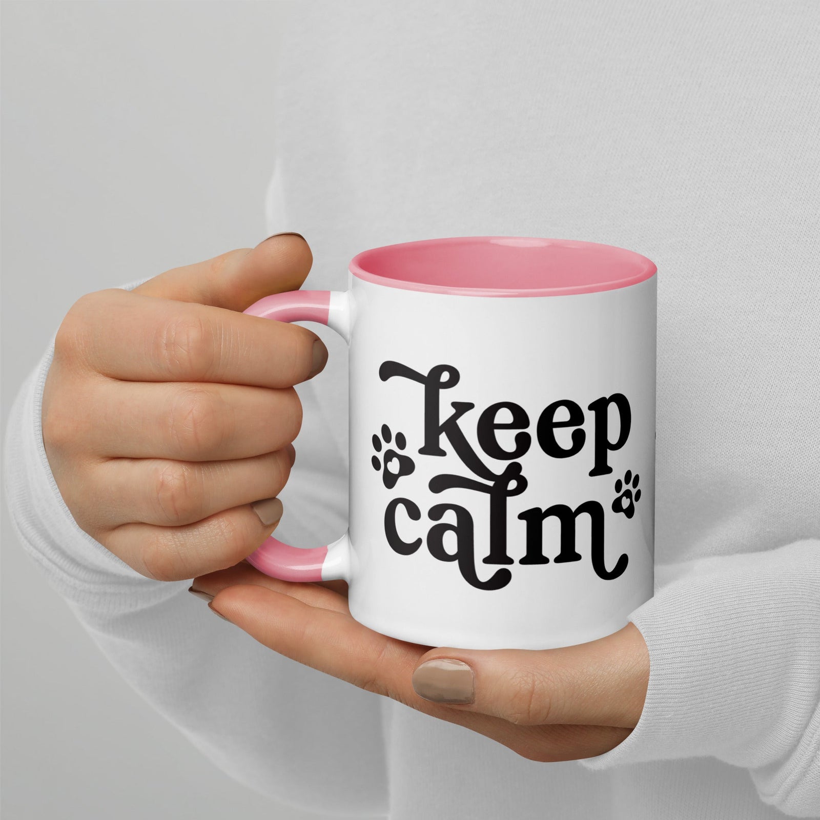 Keep Calm Mug with Color Inside - Lucy + Norman