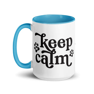 Keep Calm Mug with Color Inside - Lucy + Norman