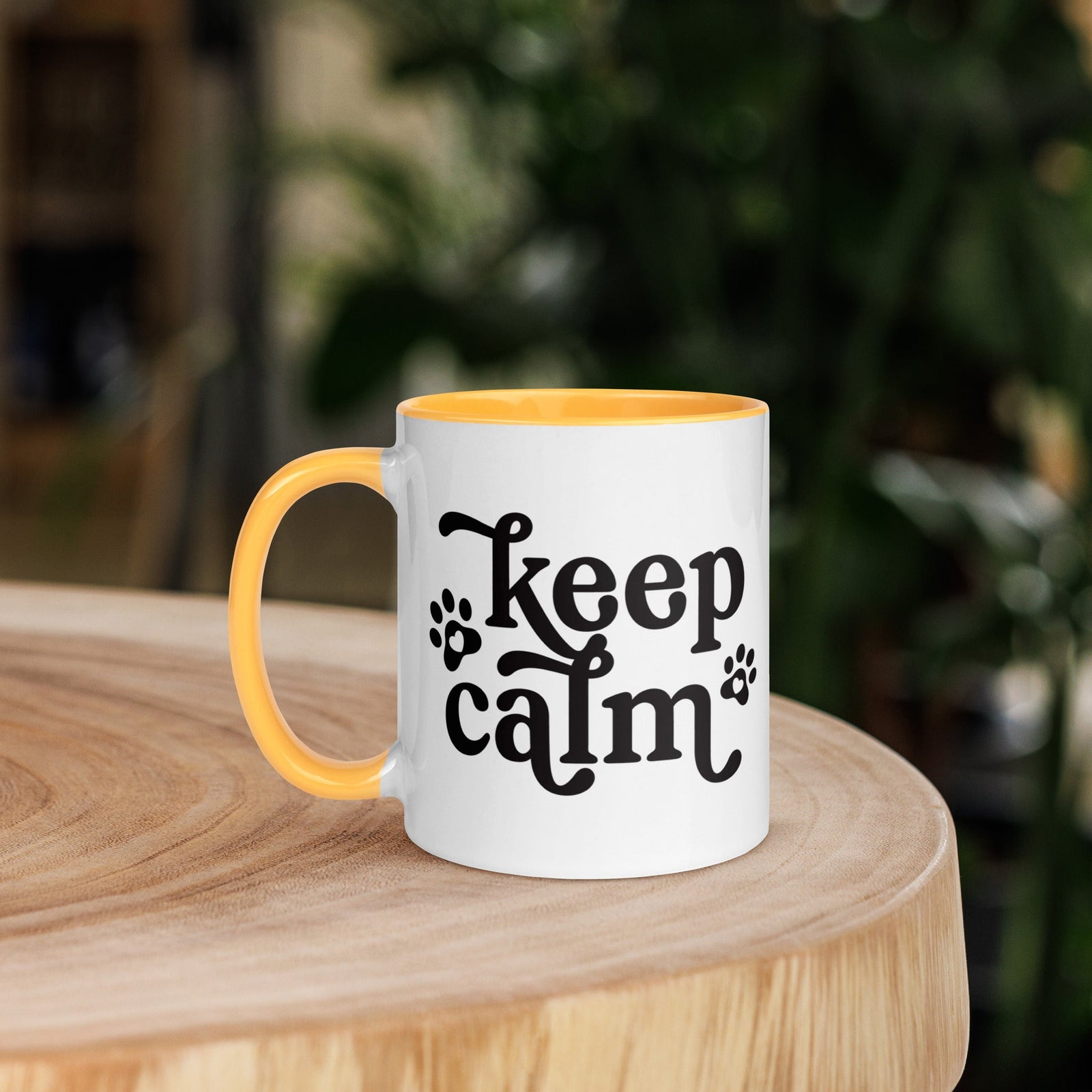 Keep Calm Mug with Color Inside - Lucy + Norman