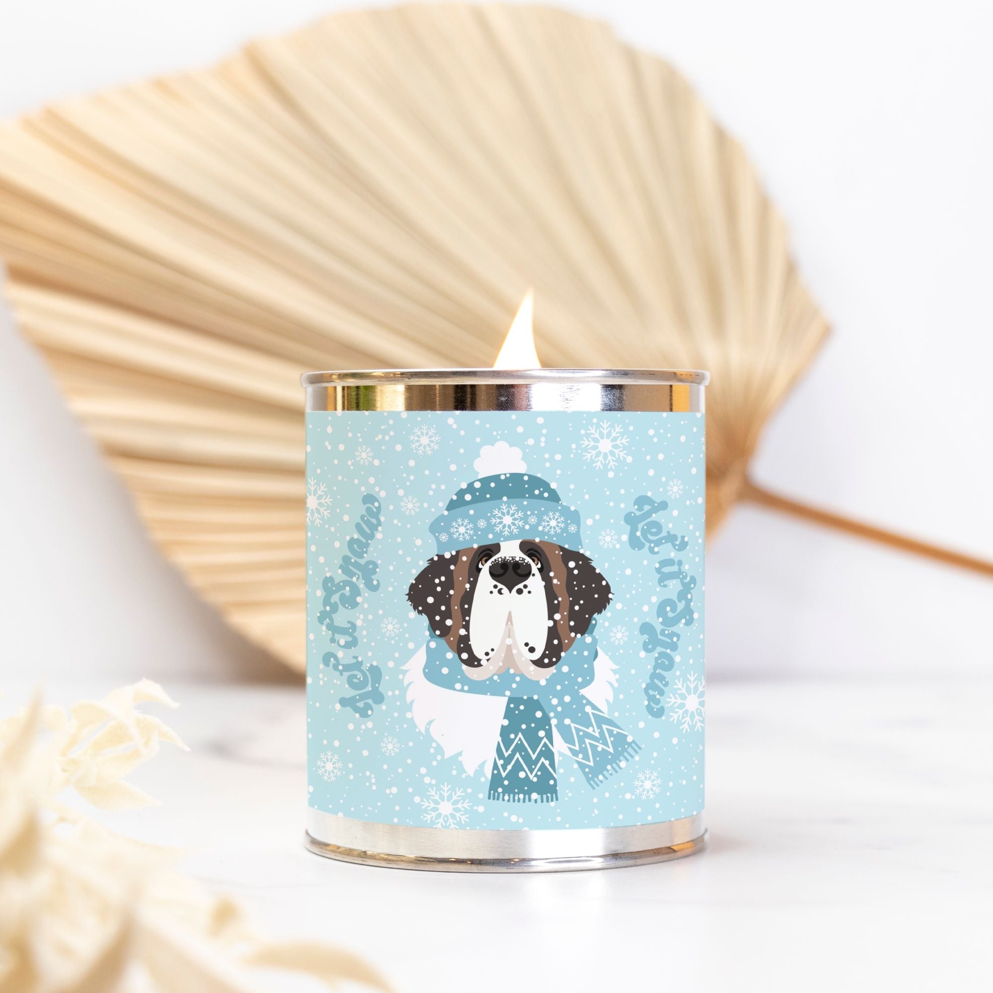 Let It Snow Paint Can Candle 16 oz - Lucy + Norman