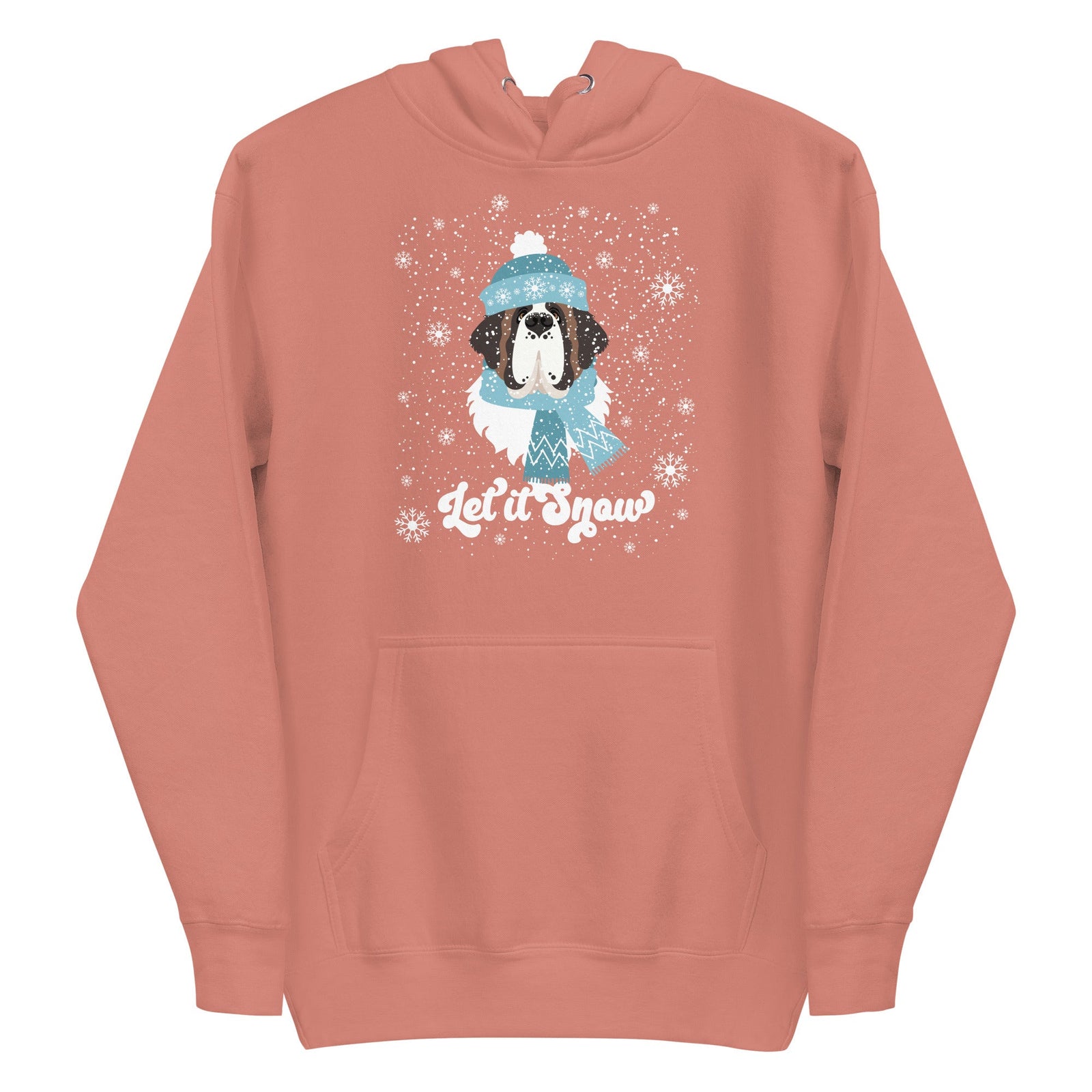 Let It Snow St Bernard Premium Hoodie - Lucy + Norman