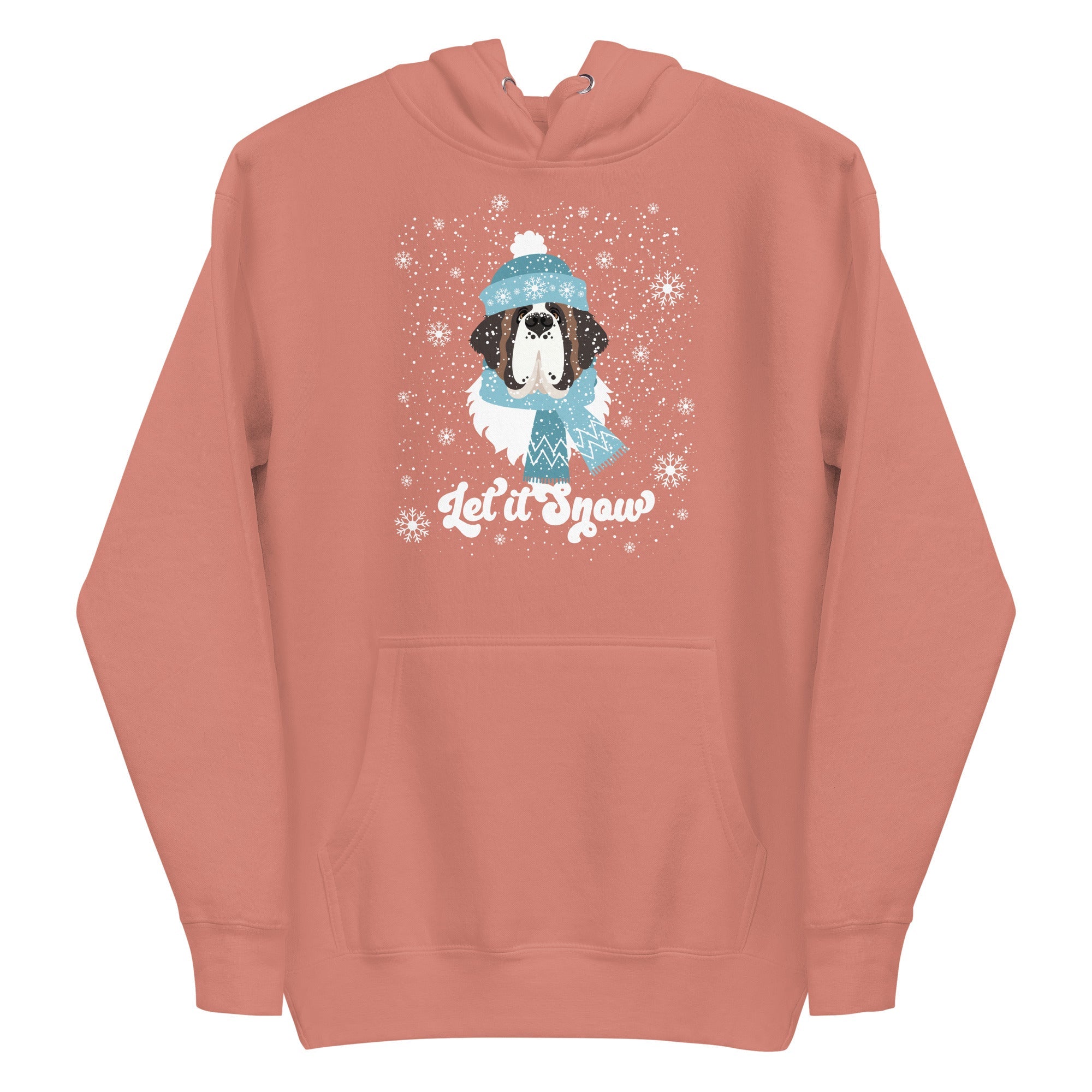 Let It Snow St Bernard Premium Hoodie - Lucy + Norman