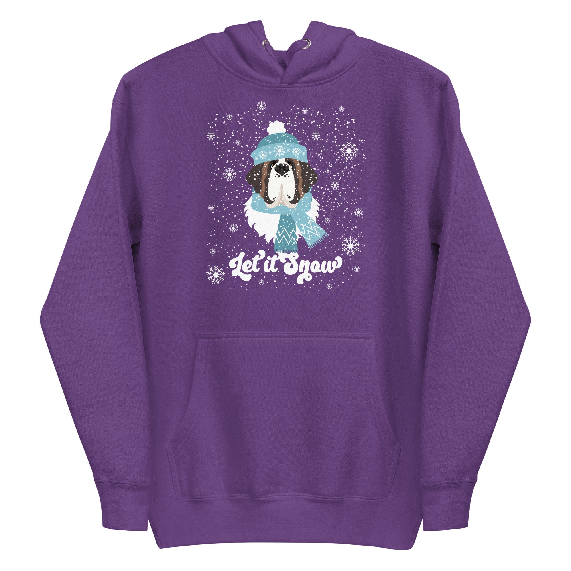 Let It Snow St Bernard Premium Hoodie - Lucy + Norman