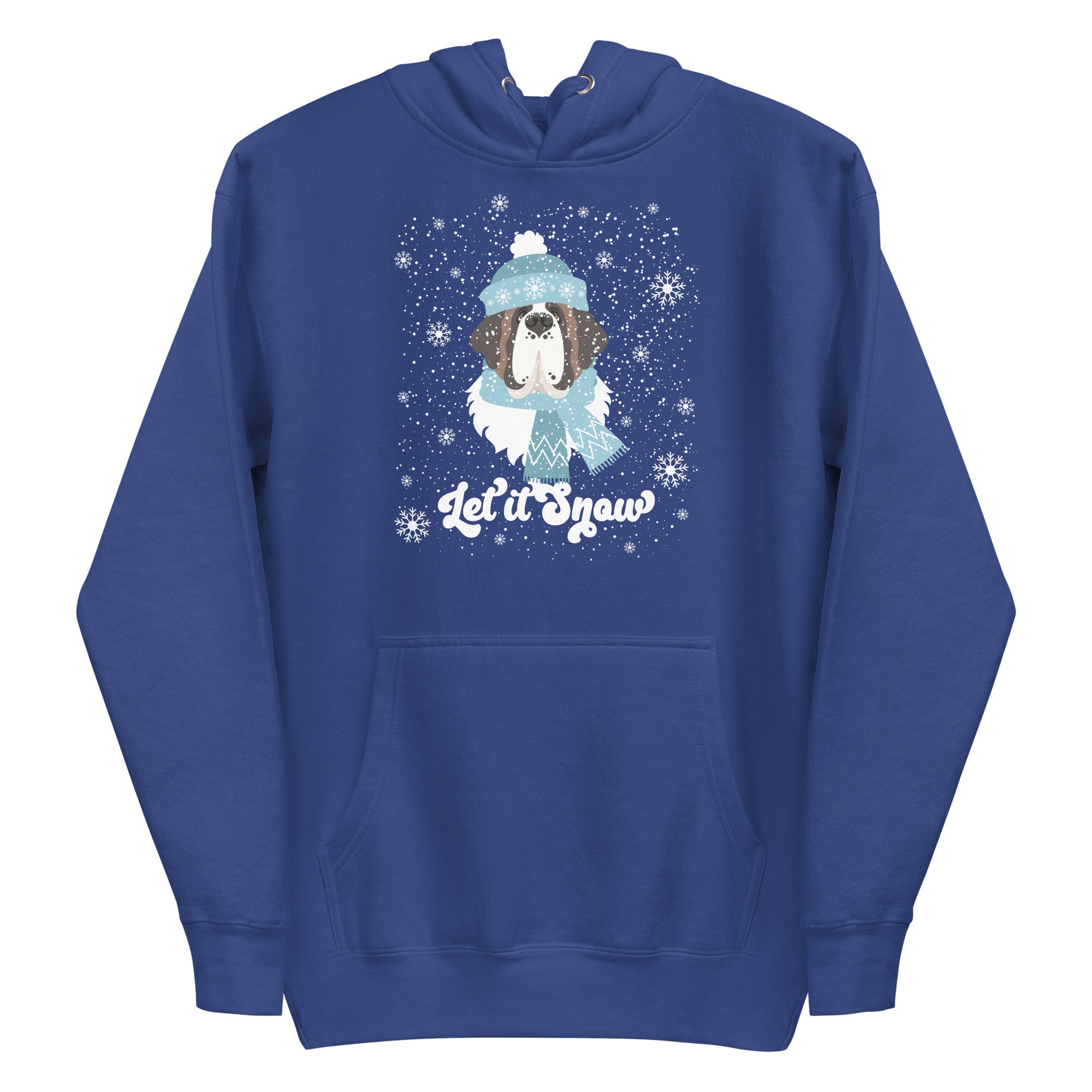 Let It Snow St Bernard Premium Hoodie - Lucy + Norman