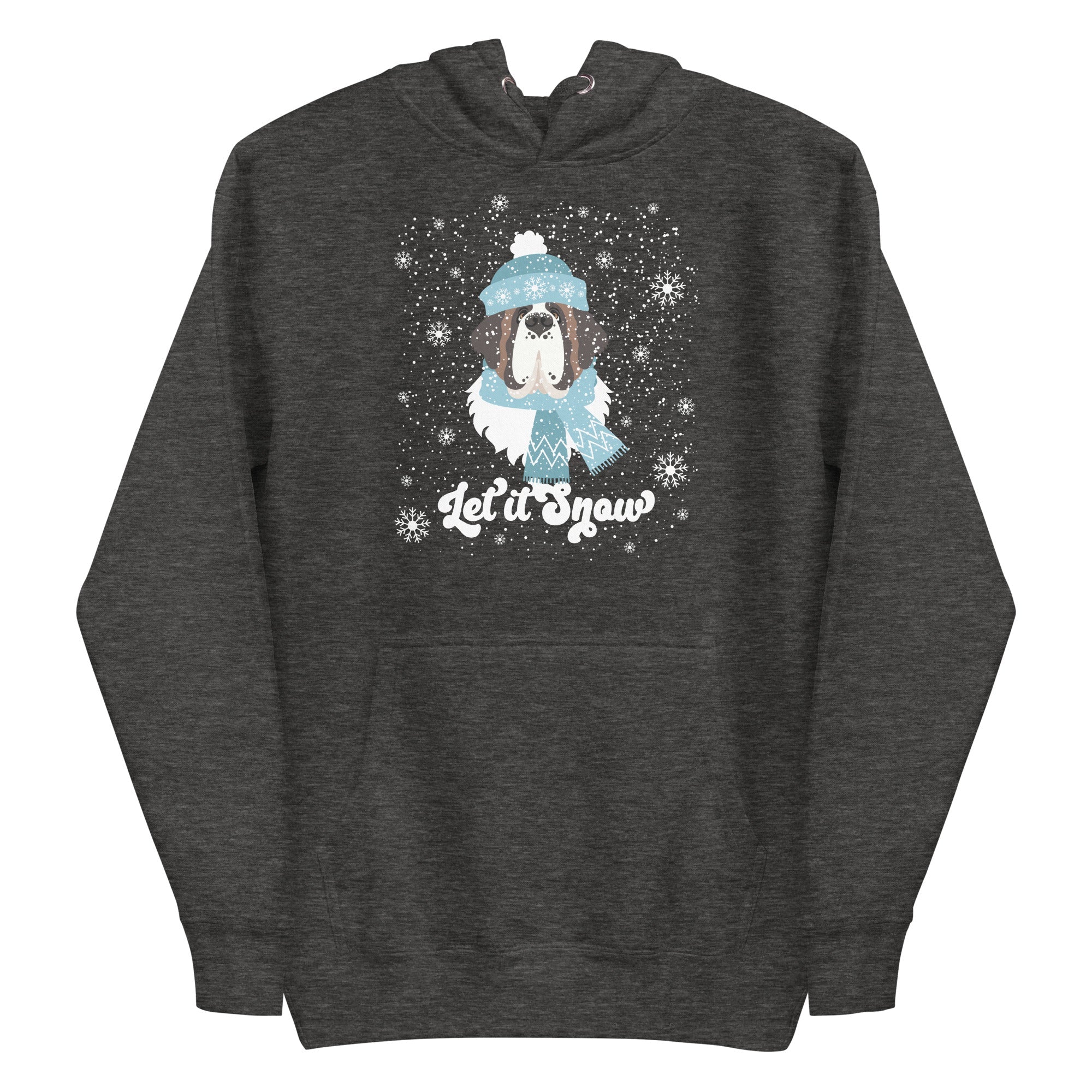 Let It Snow St Bernard Premium Hoodie - Lucy + Norman