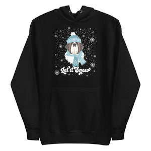 Let It Snow St Bernard Premium Hoodie - Lucy + Norman