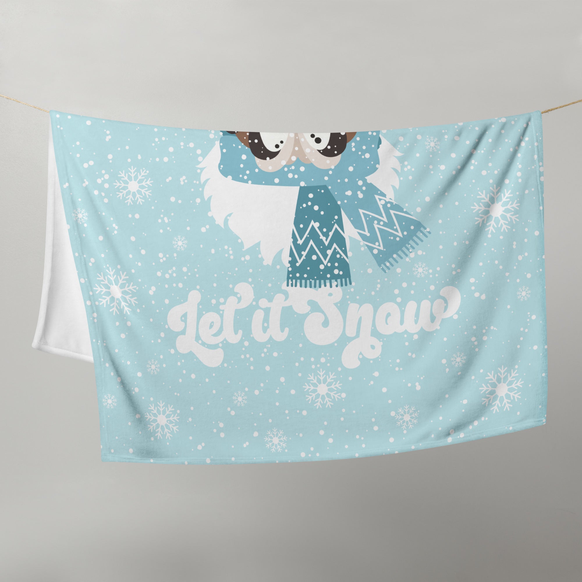 Let It Snow Throw Blanket - Lucy + Norman